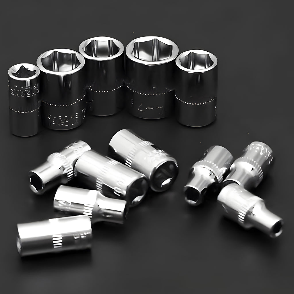 Steckschlüssel-Set, Silber für Alltag und Zuhause – Detailansicht 19