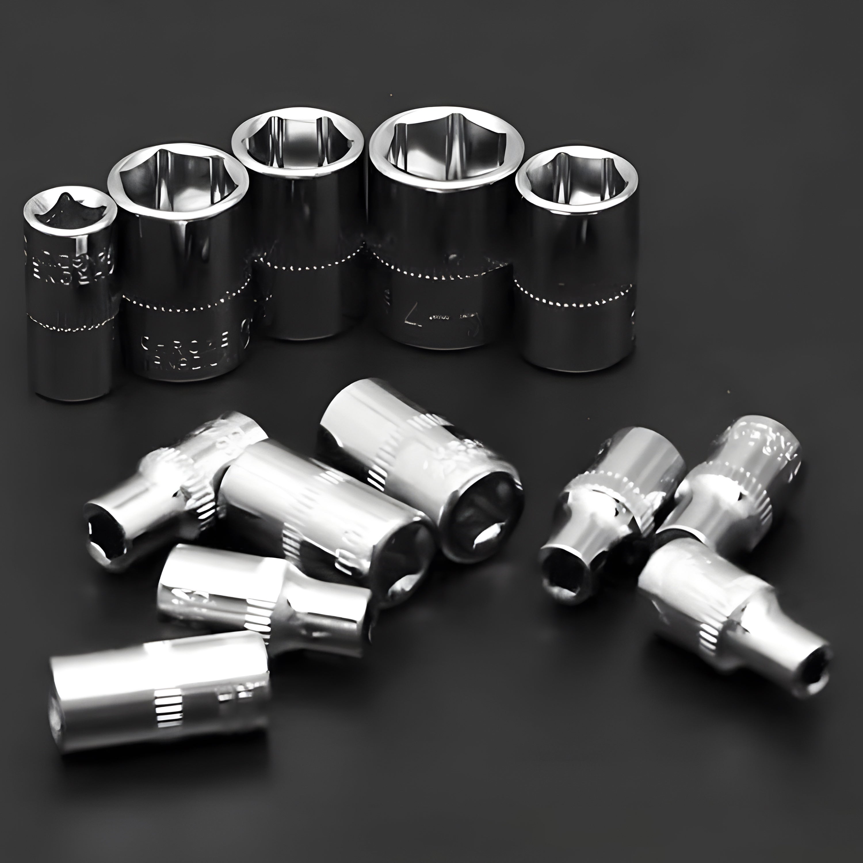 Steckschlüssel-Set, Silber für Alltag und Zuhause – Detailansicht 19