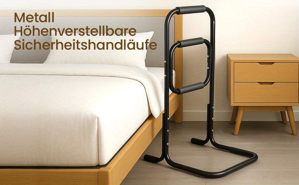 Steh- und Sitzhilfe, Schwarz für Schlafzimmer und Bett – Detailansicht 6
