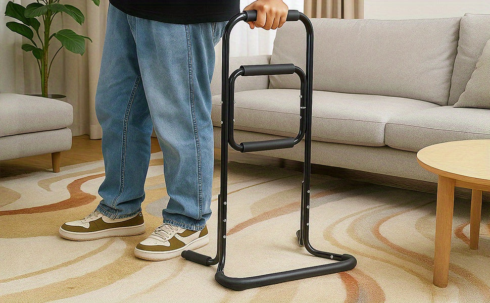 Steh- und Sitzhilfe, Schwarz für Schlafzimmer und Bett – Detailansicht 7