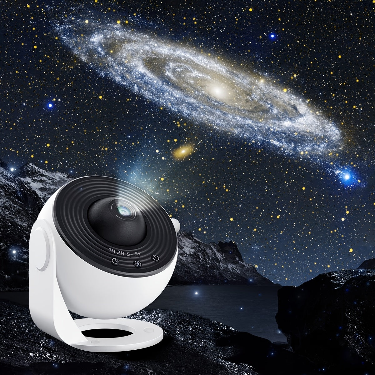 Sternenhimmel-Projektor, 360° drehbar für Schlafzimmer und Bett – Detailansicht 6