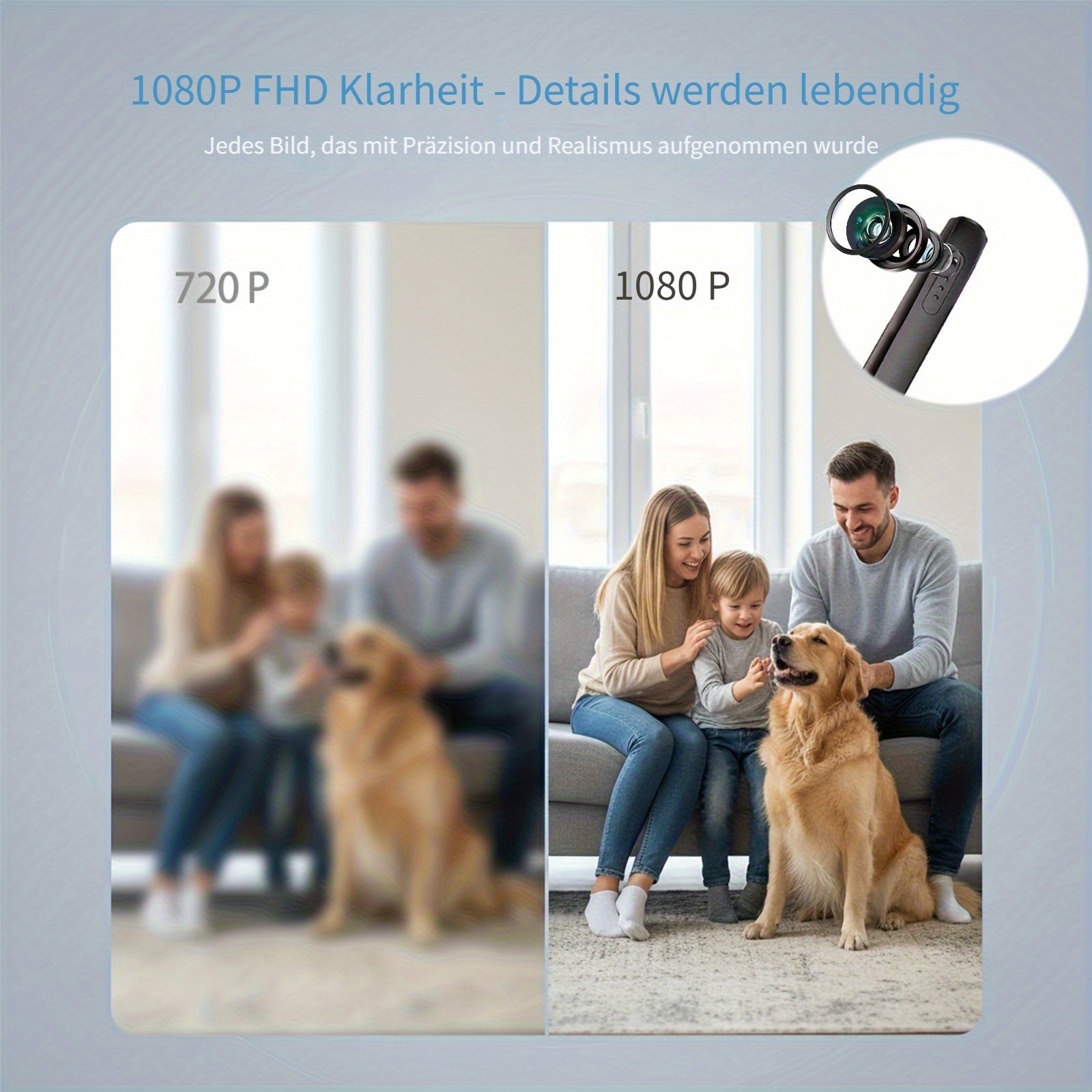 Stift-Kamera, 1 Stk für die Aufnahme von Meetings und Mitarbeiter – Detailansicht 8