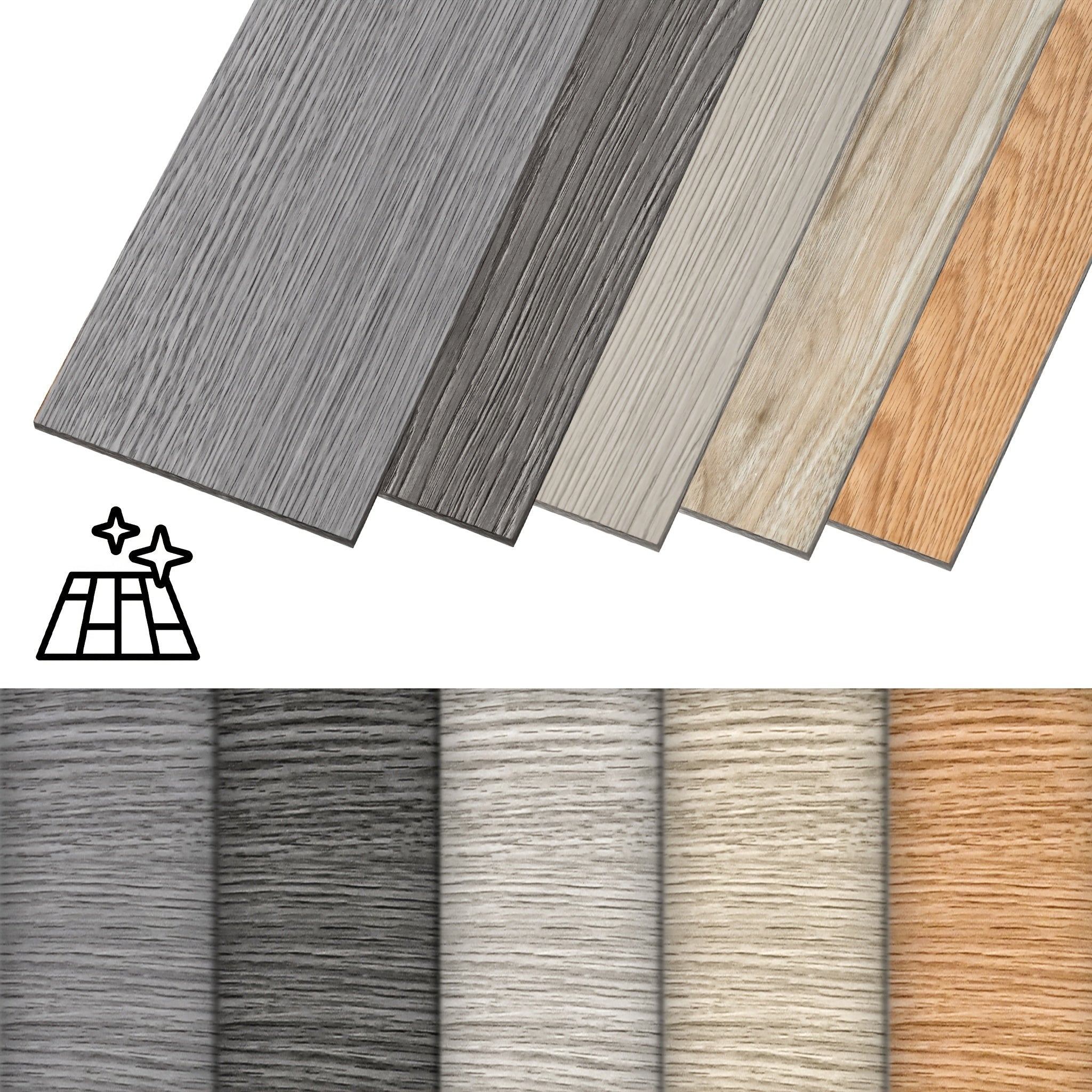 Stk. Vinyl-PVC-Bodenbelag, 2,5-5 m für Alltag und Zuhause – Detailansicht 2