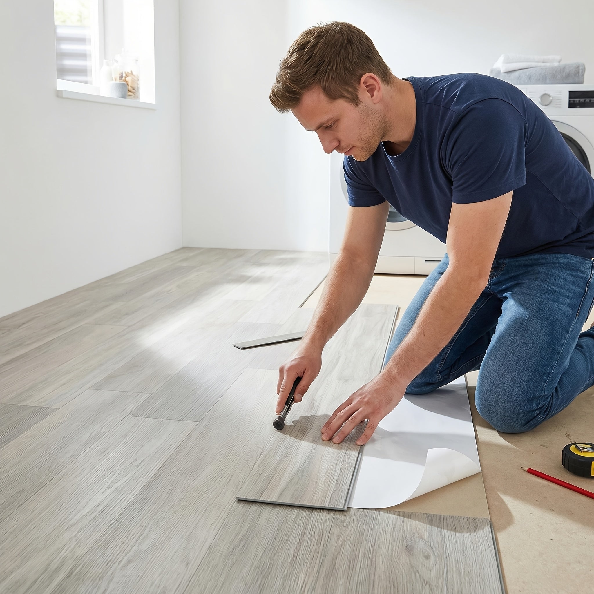Stk. Vinyl-PVC-Bodenbelag, 2,5-5 m für Alltag und Zuhause – Detailansicht 15
