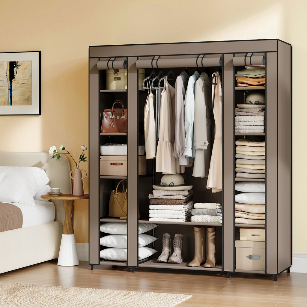 Stoffschrank, Maulwurf für Schlafzimmer und Bett – Detailansicht 3