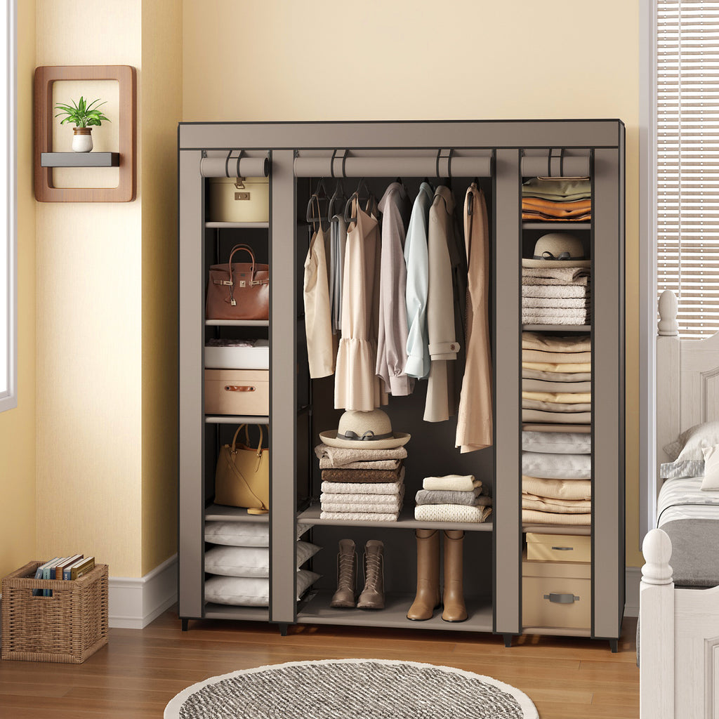 Stoffschrank, Maulwurf für Schlafzimmer und Bett – Detailansicht 10