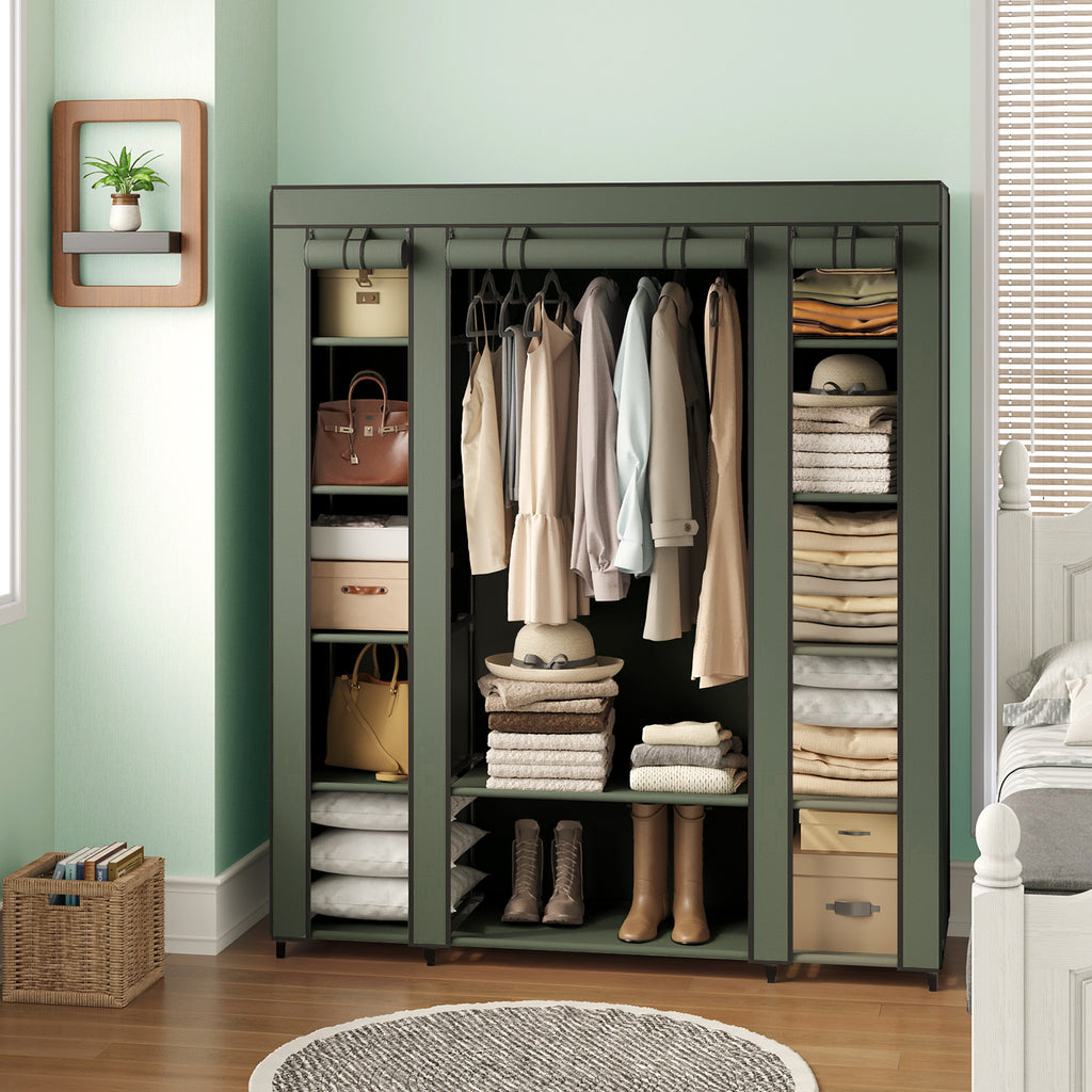 Stoffschrank, Maulwurf für Schlafzimmer und Bett – Detailansicht 15