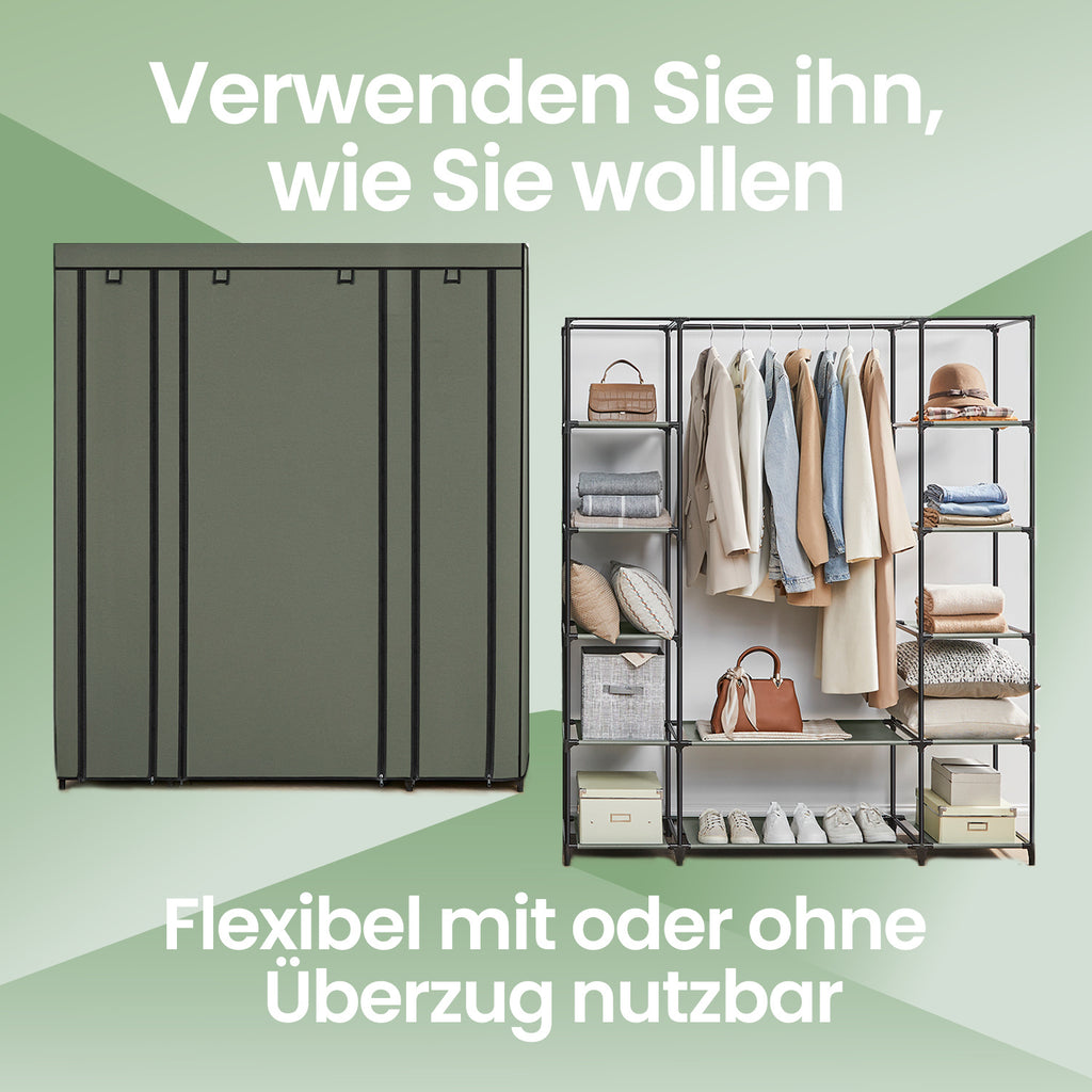 Stoffschrank, Maulwurf für Schlafzimmer und Bett – Detailansicht 21