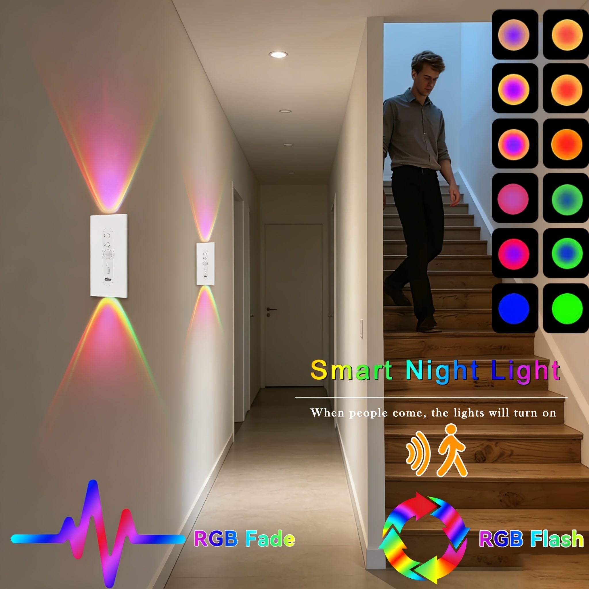 Stück Magnetische LED Bewegungsmelder, LED-Beleuchtung für Küche und Essbereich – Detailansicht 3