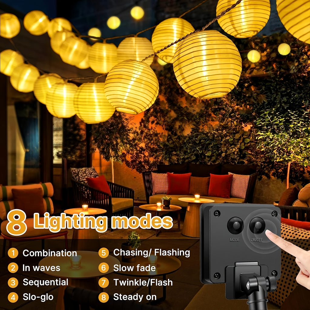 Stück Warmweiße LED Solarleuchten, LED-Beleuchtung für Garten und Terrasse – Detailansicht 8
