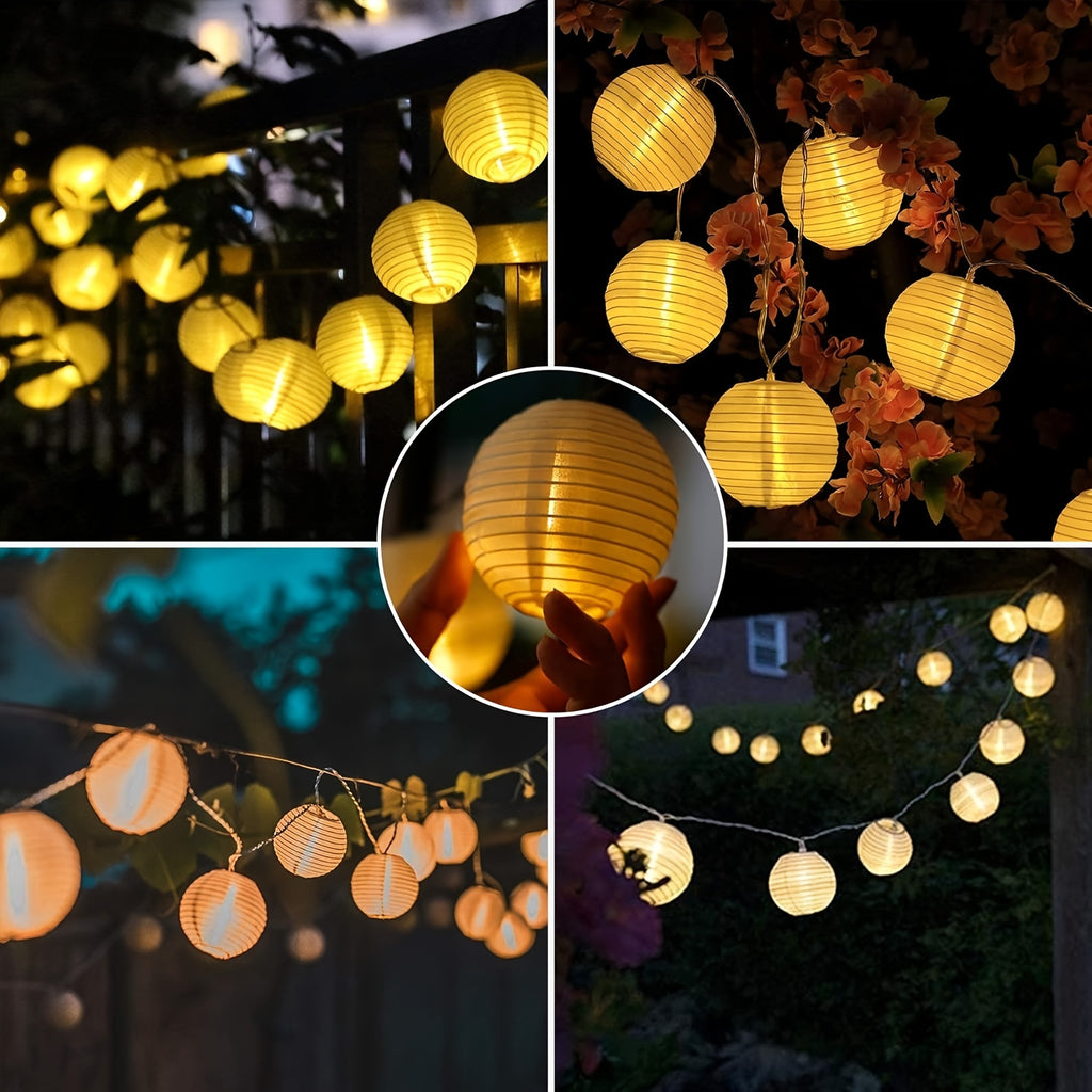 Stück Warmweiße LED Solarleuchten, LED-Beleuchtung für Garten und Terrasse – Detailansicht 9