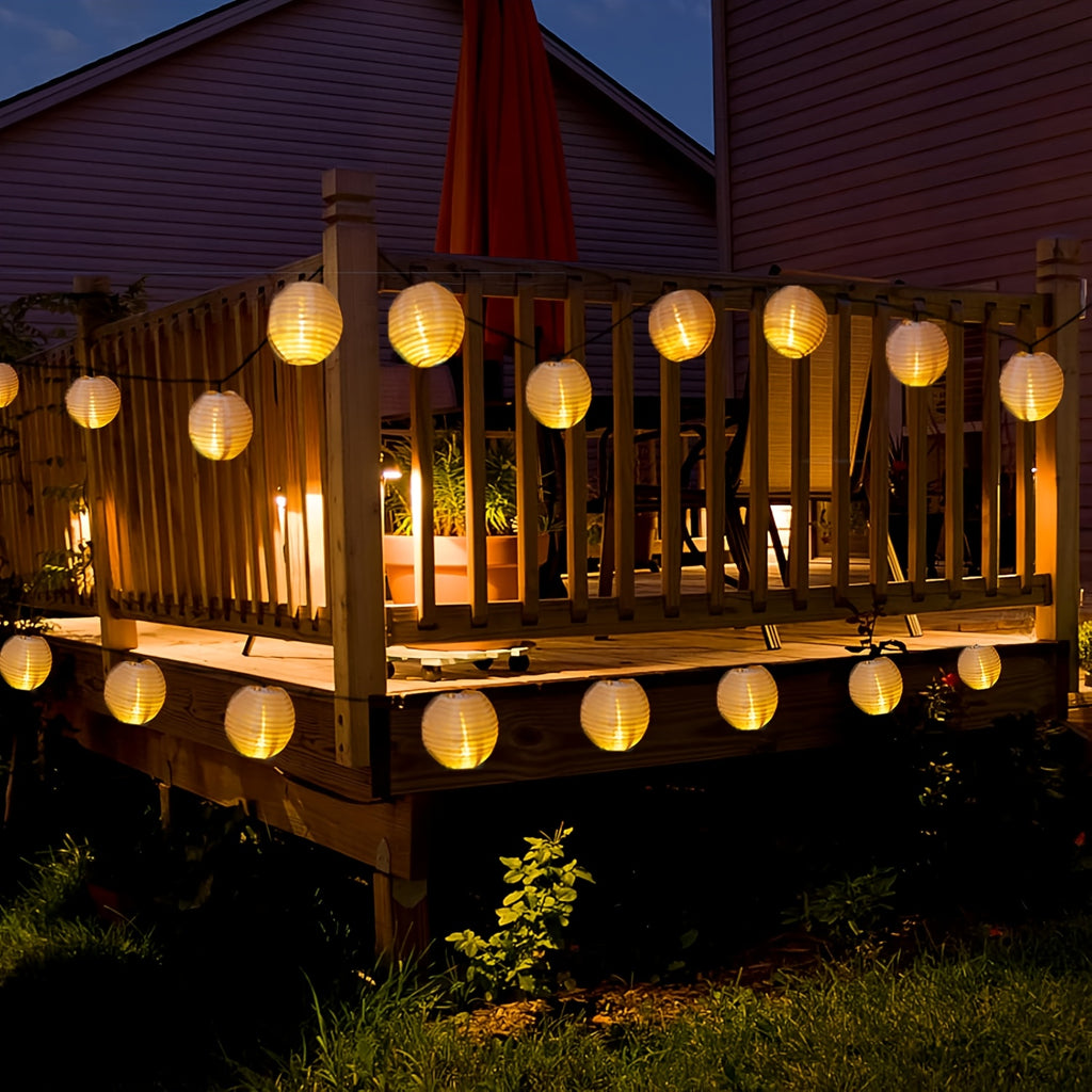 Stück Warmweiße LED Solarleuchten, LED-Beleuchtung für Garten und Terrasse – Detailansicht 12