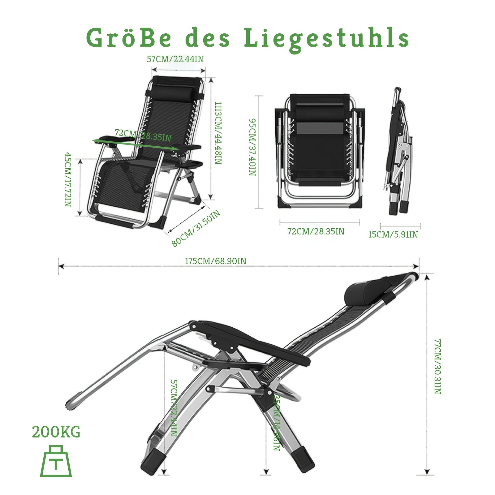 Stuhl, 72 cm für Wohnen und Sitzen – Detailansicht 2