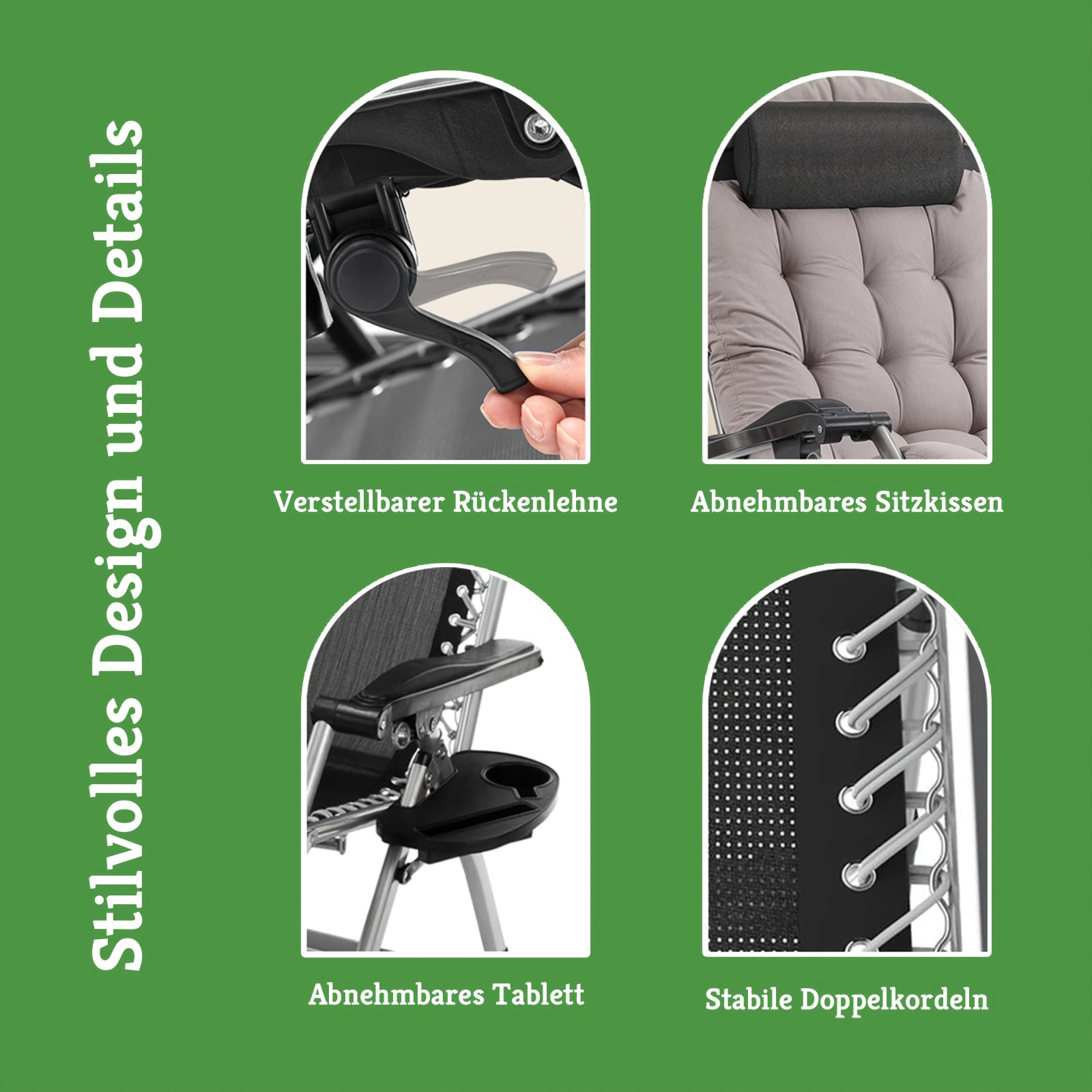 Stuhl, 72 cm für Wohnen und Sitzen – Detailansicht 14