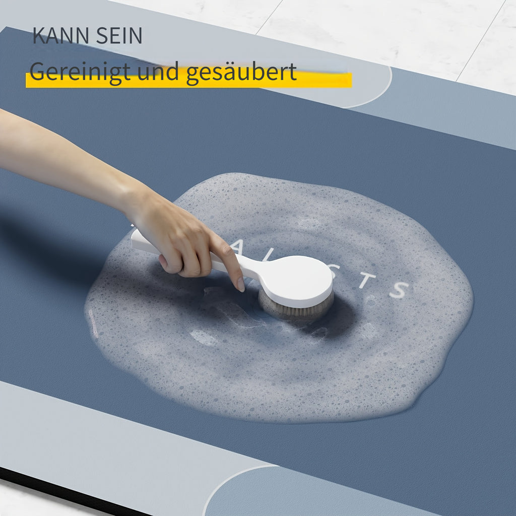 Super Saugfähige Diatomit-Badematte, rutschfest für Küche und Essbereich – Detailansicht 15