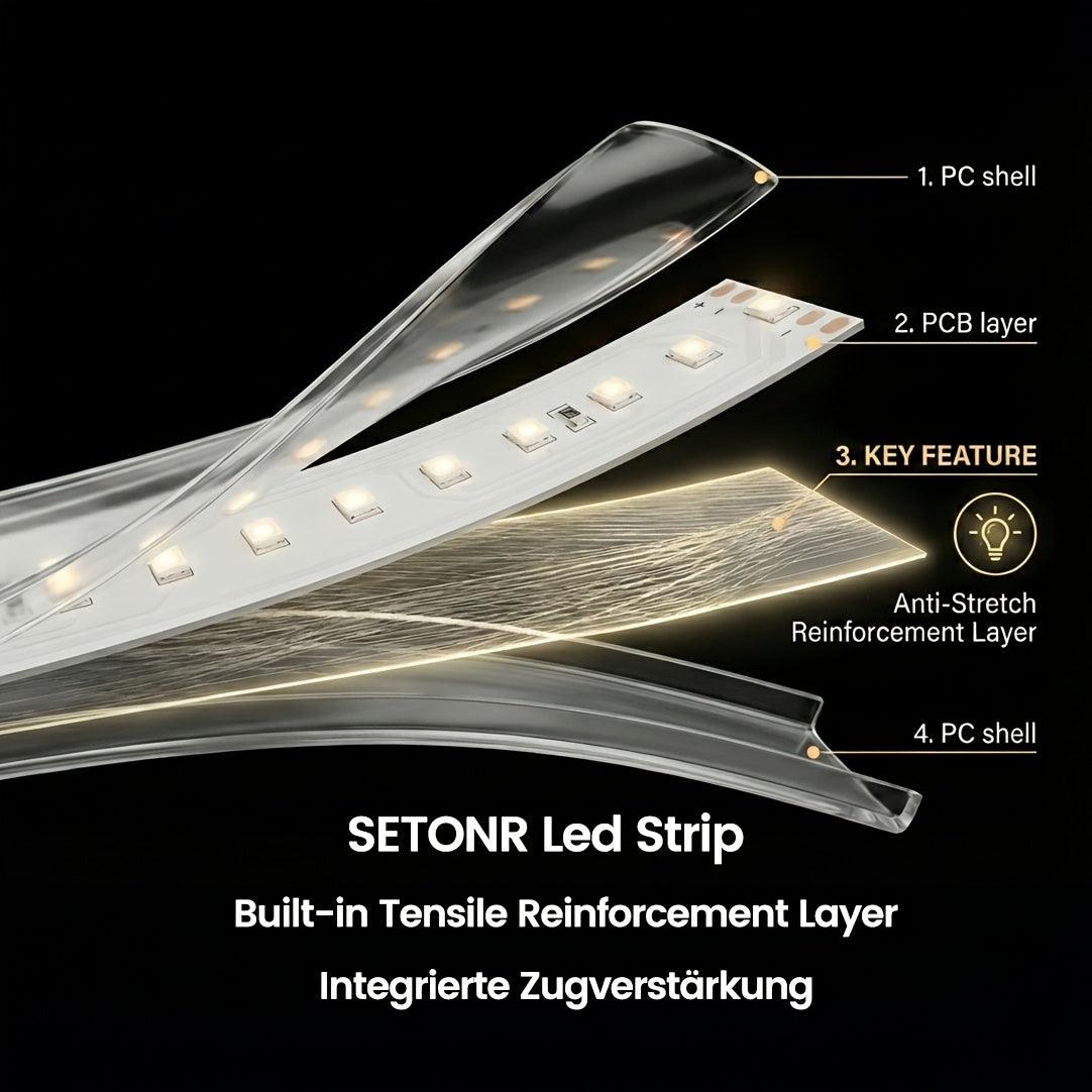 Superhelle AC, LED-Beleuchtung für Küche und Essbereich – Detailansicht 2