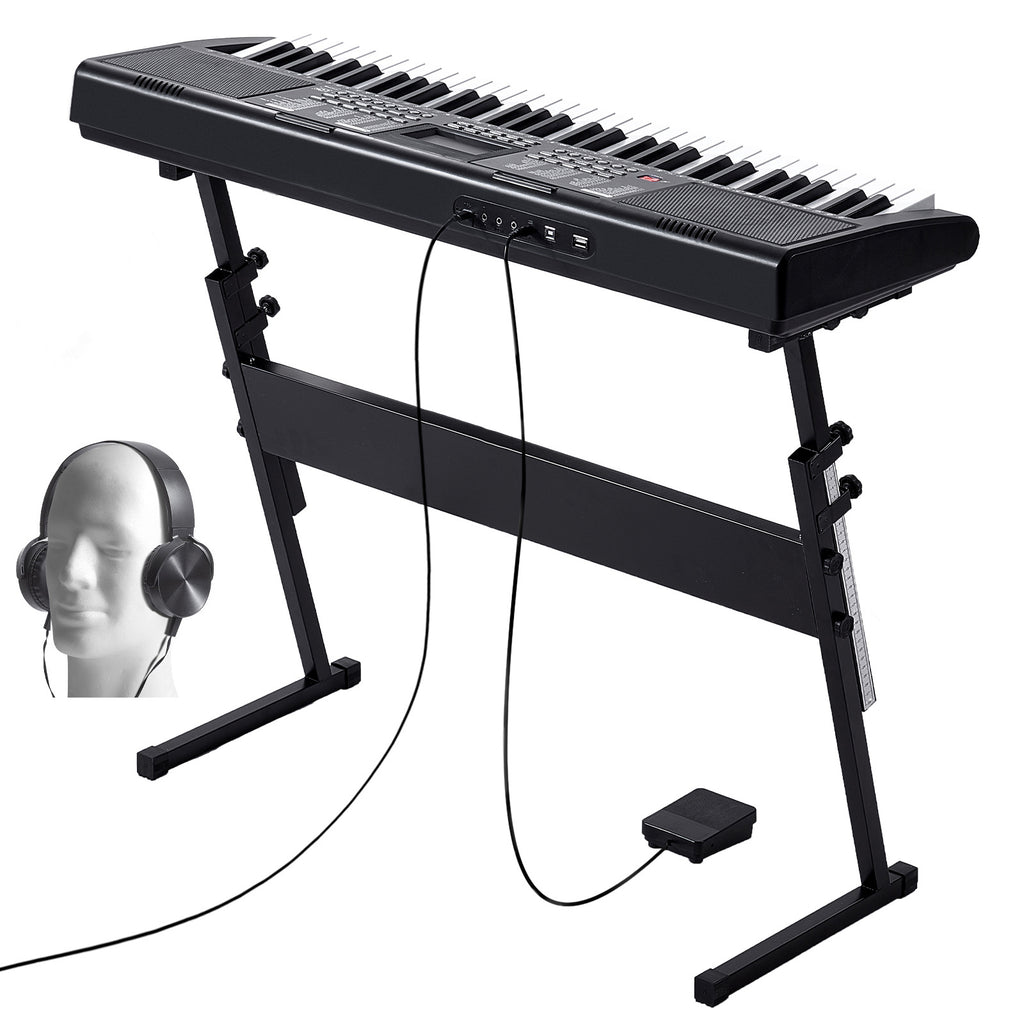 Synthesizer-Keyboards, Schwarz für Alltag und Zuhause – Hauptansicht