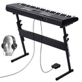 Synthesizer-Keyboards, Schwarz für Alltag und Zuhause – Hauptansicht
