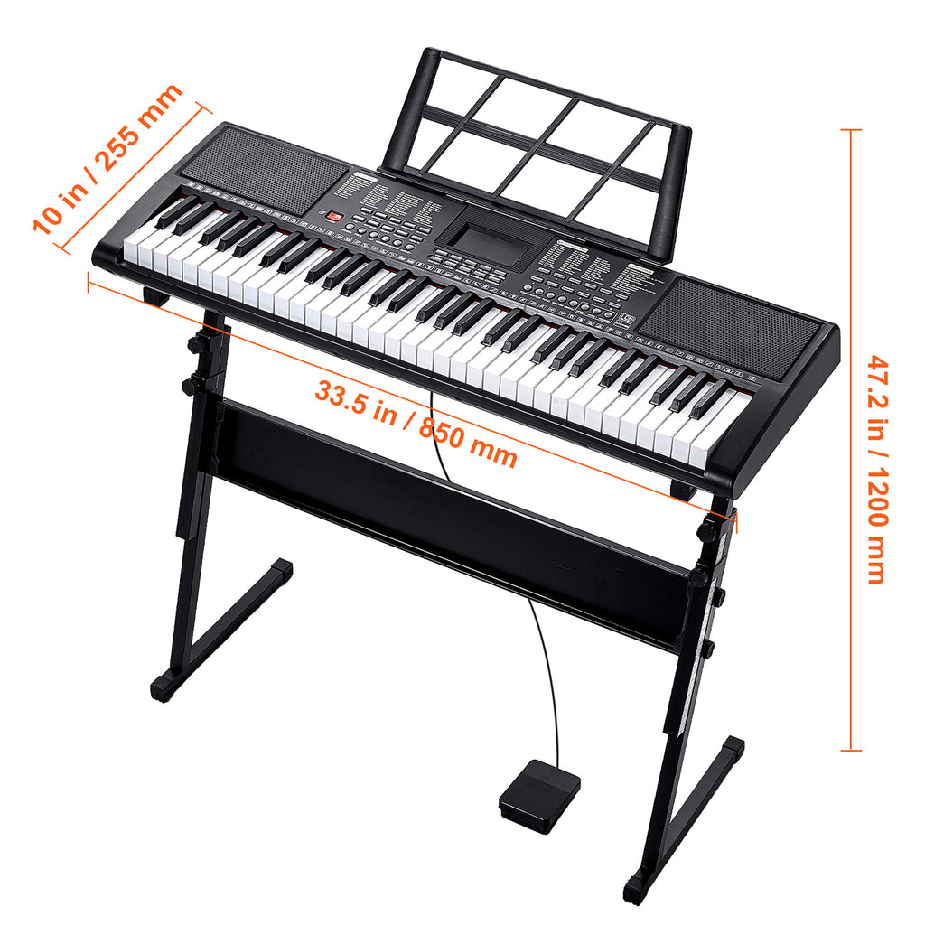 Synthesizer-Keyboards, Schwarz für Alltag und Zuhause – Detailansicht 4