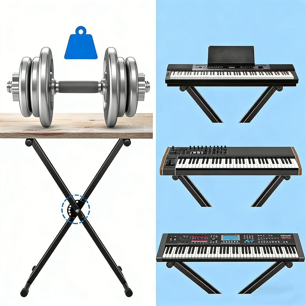 Tastaturständer, 97 cm für Bühne und Alltag – Detailansicht 8