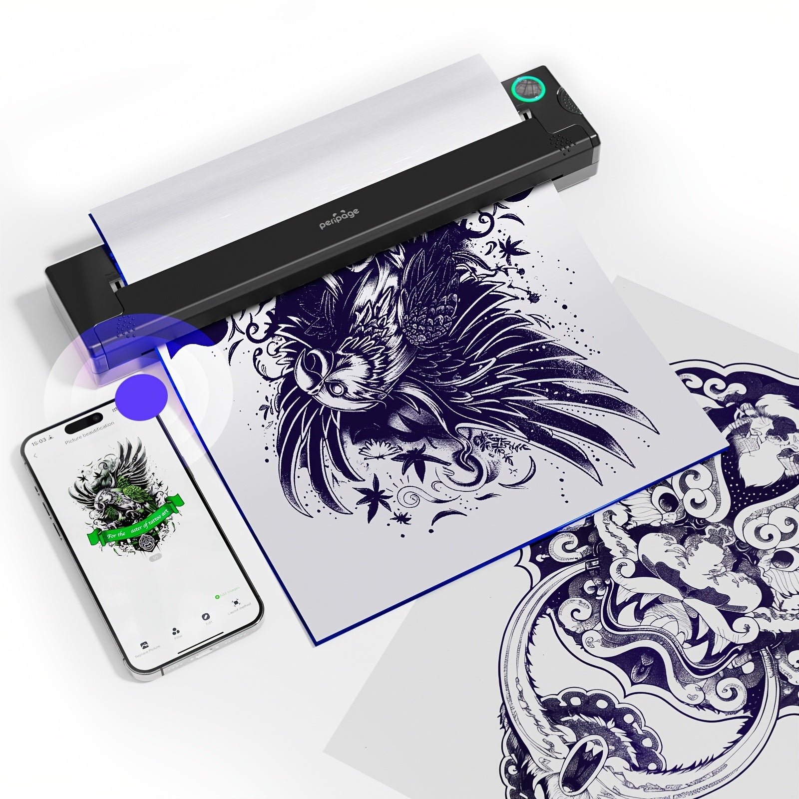 Tattoo-Maschine, 5 Stk für Hobby und Kreativprojekte – Detailansicht 2