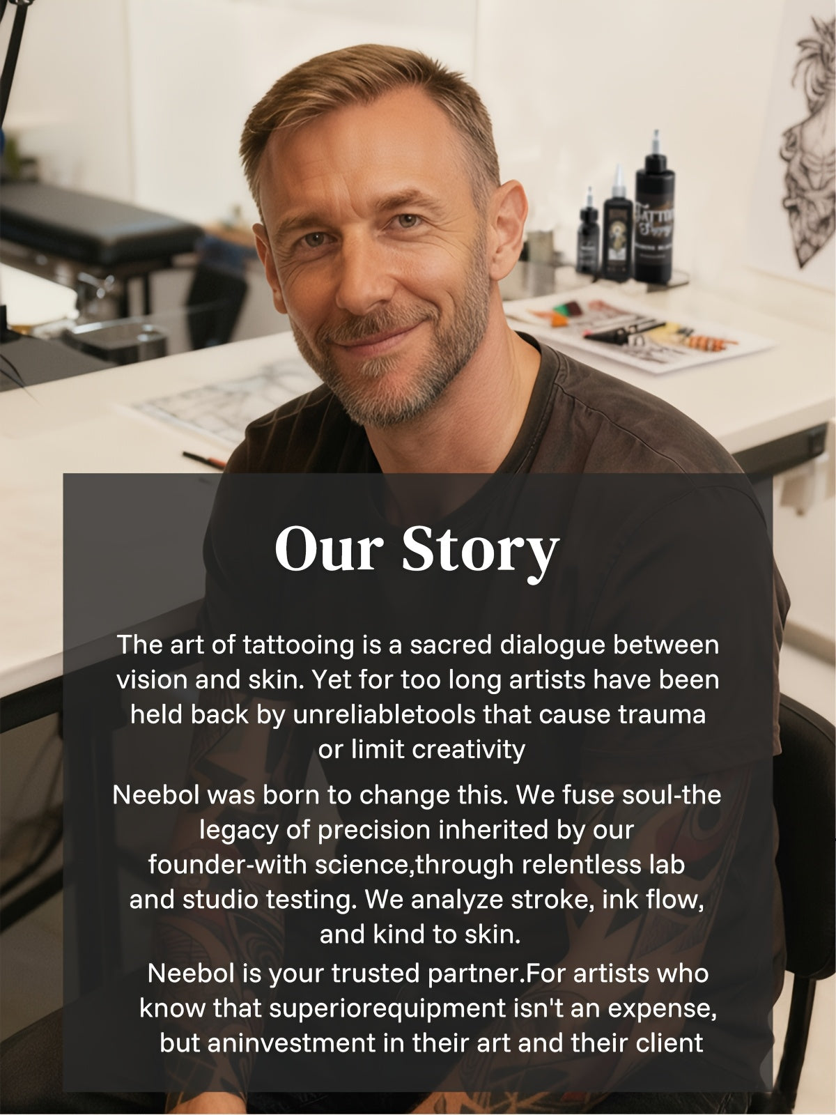 Tattoo-Maschine, Neebol Komplett-Tätowiermaschinen-Set kabellos für Kreativprojekte und Hobby – Detailansicht 13