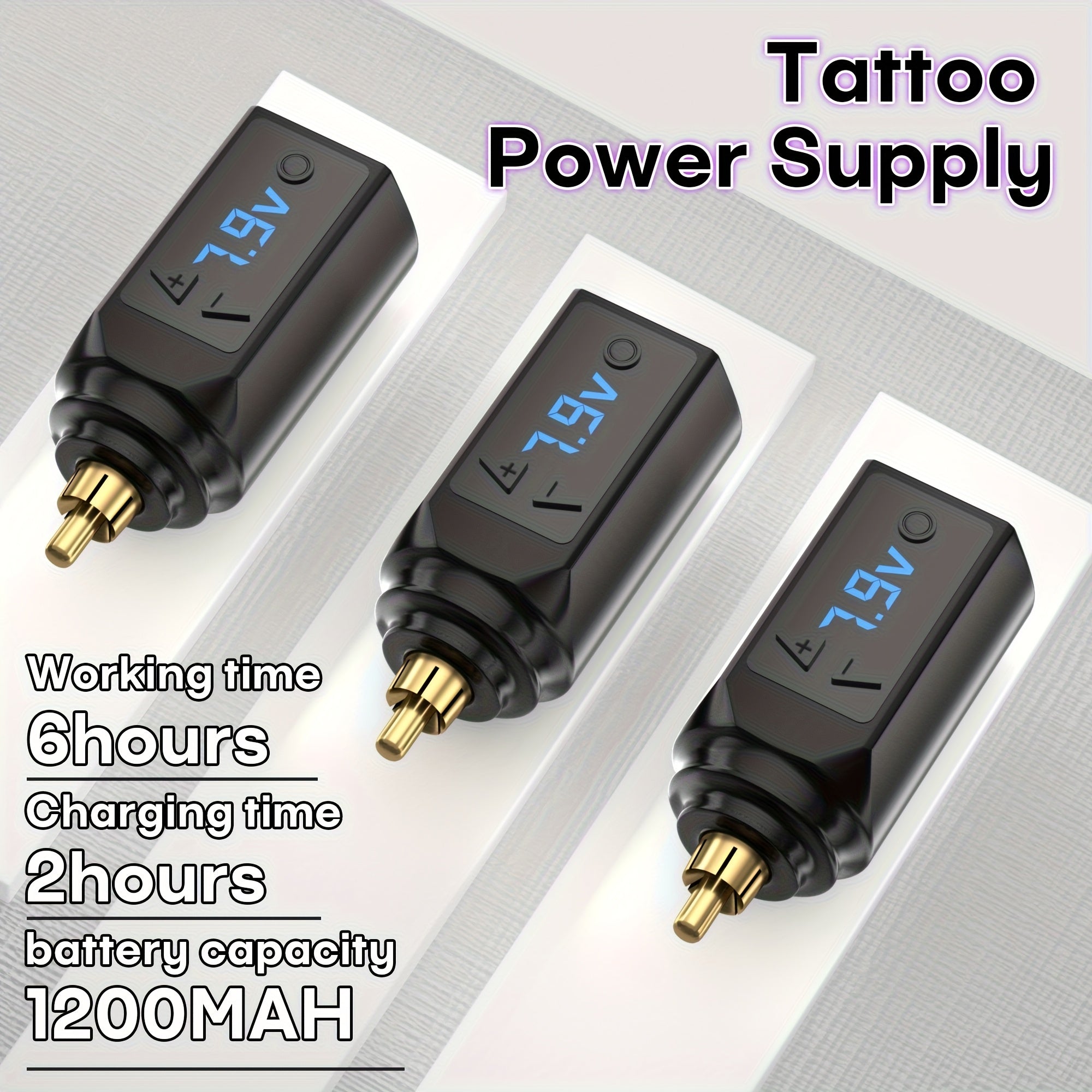 Tattoo-Nadelmodule, 1200Mah für Hobby und Kreativprojekte – Detailansicht 8