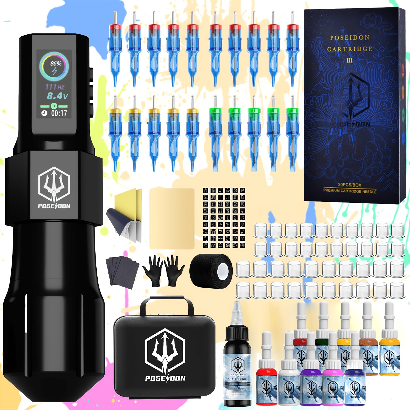 Tattoo-Nadelmodule, 1800mAh für Hobby und Kreativprojekte – Hauptansicht