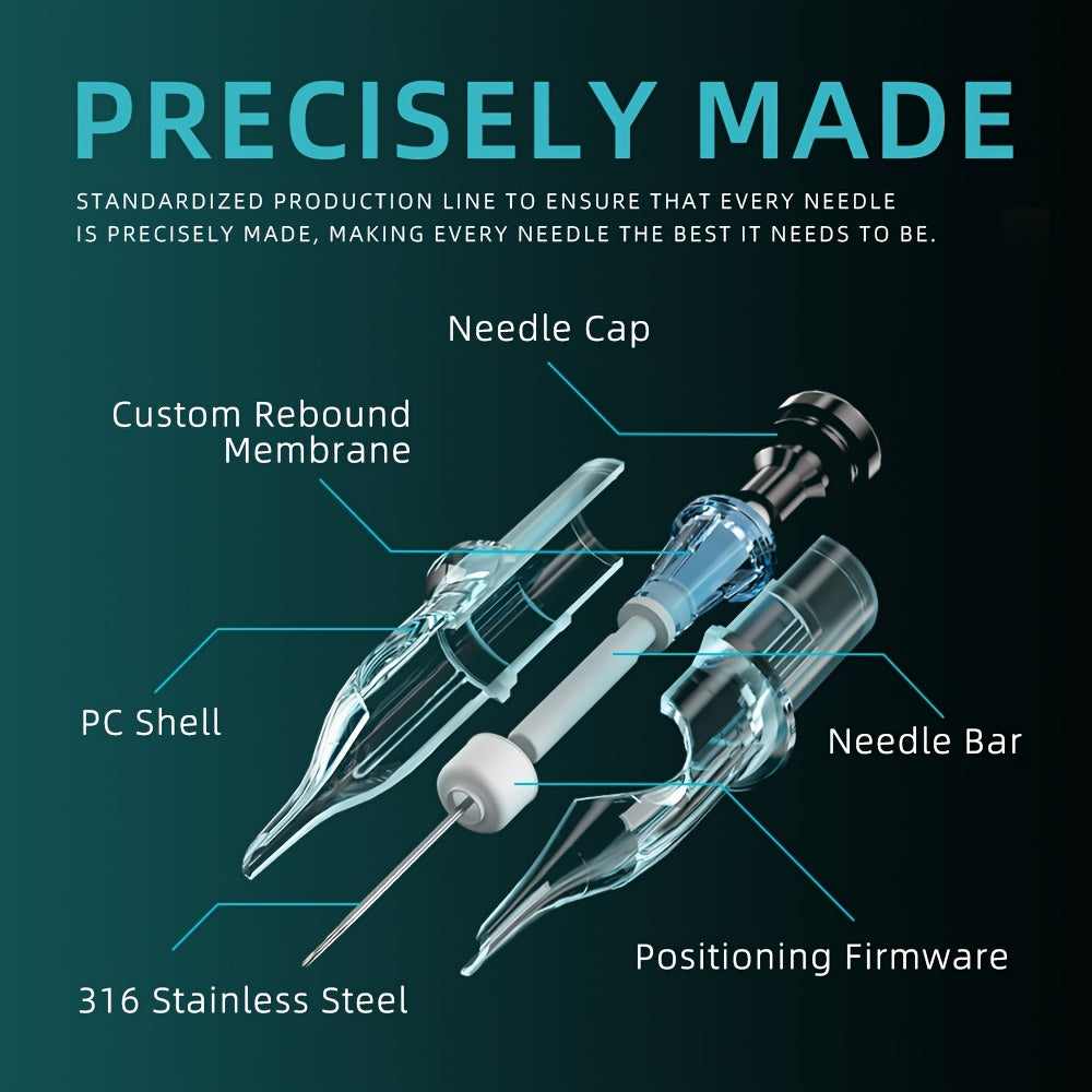 Tattoo-Nadelmodule, 20 Stück für Hobby und Kreativprojekte – Detailansicht 7