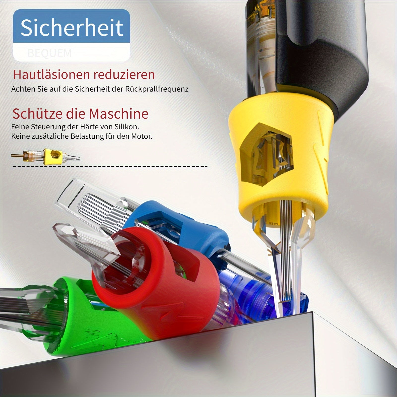 Tattoo-Nadelmodule, 50 Stück für Kreativprojekte – Detailansicht 6