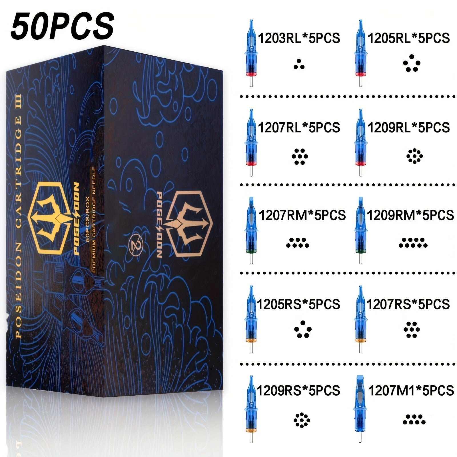 Tattoo-Nadelmodule, V3-12RL50 für Hobby – Detailansicht 6
