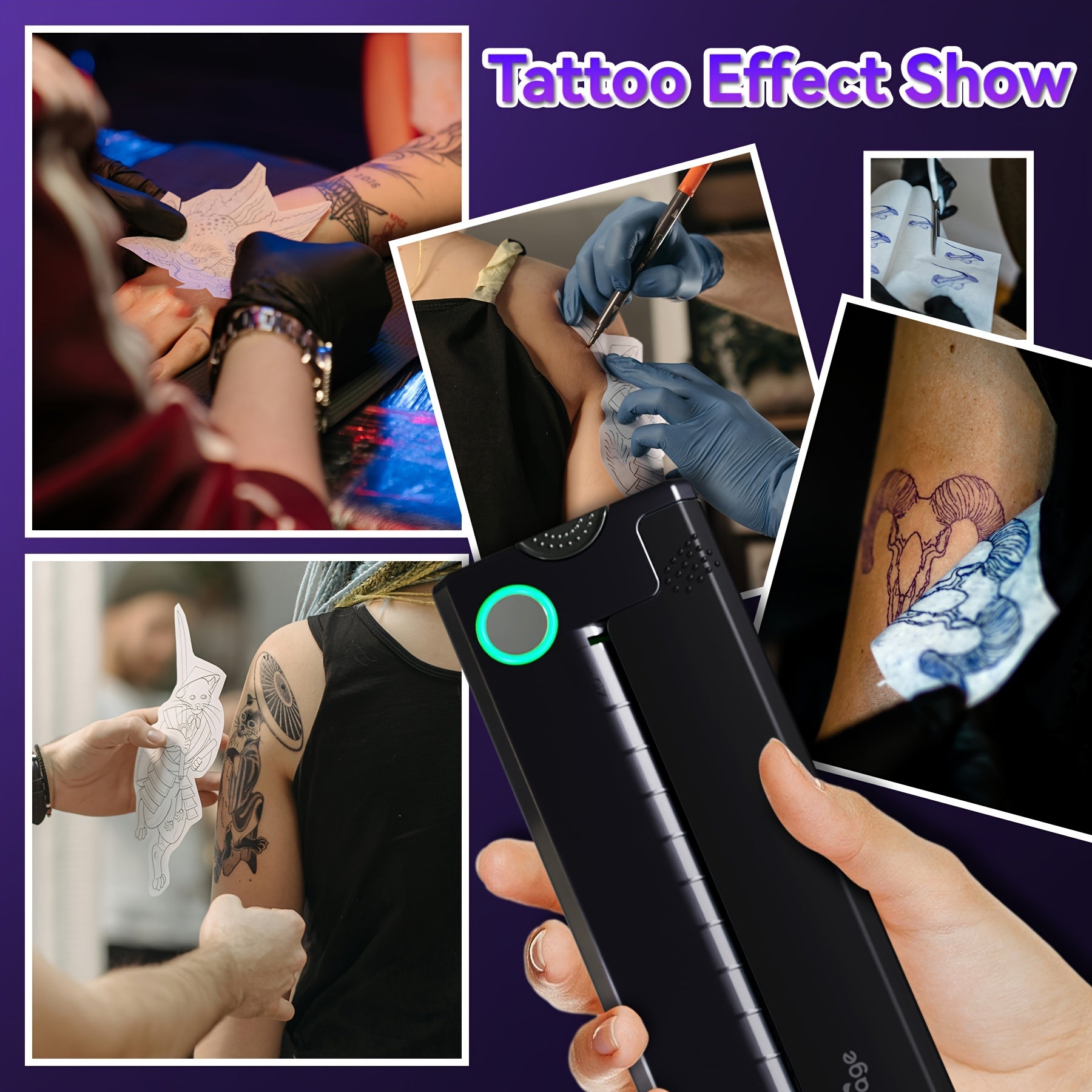 Tattoo-Schablonendrucker, 1 Stück für Hobby und Kreativprojekte – Detailansicht 7