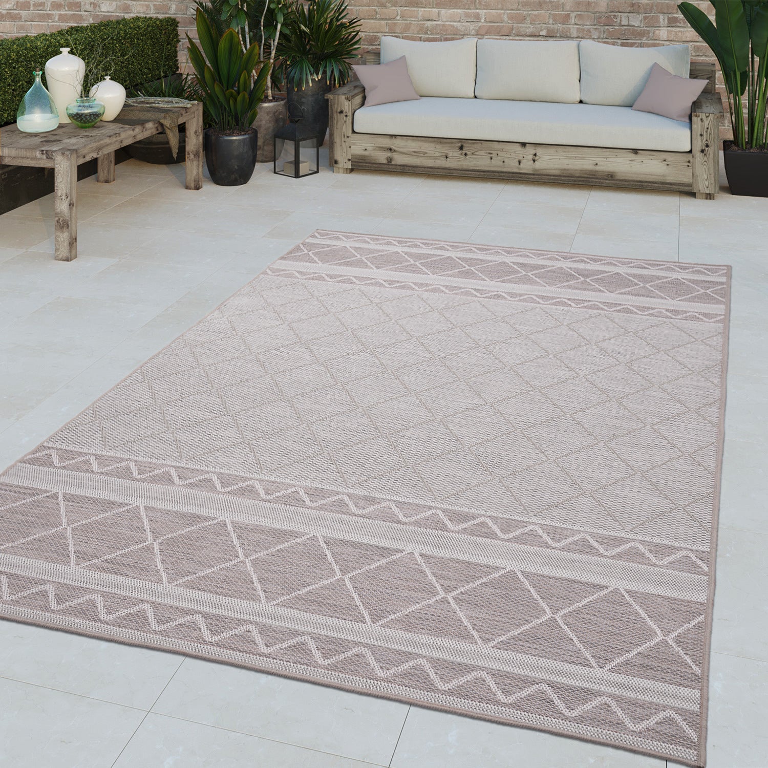 Teppich, Grau 3 für Küche und Essbereich – Detailansicht 10