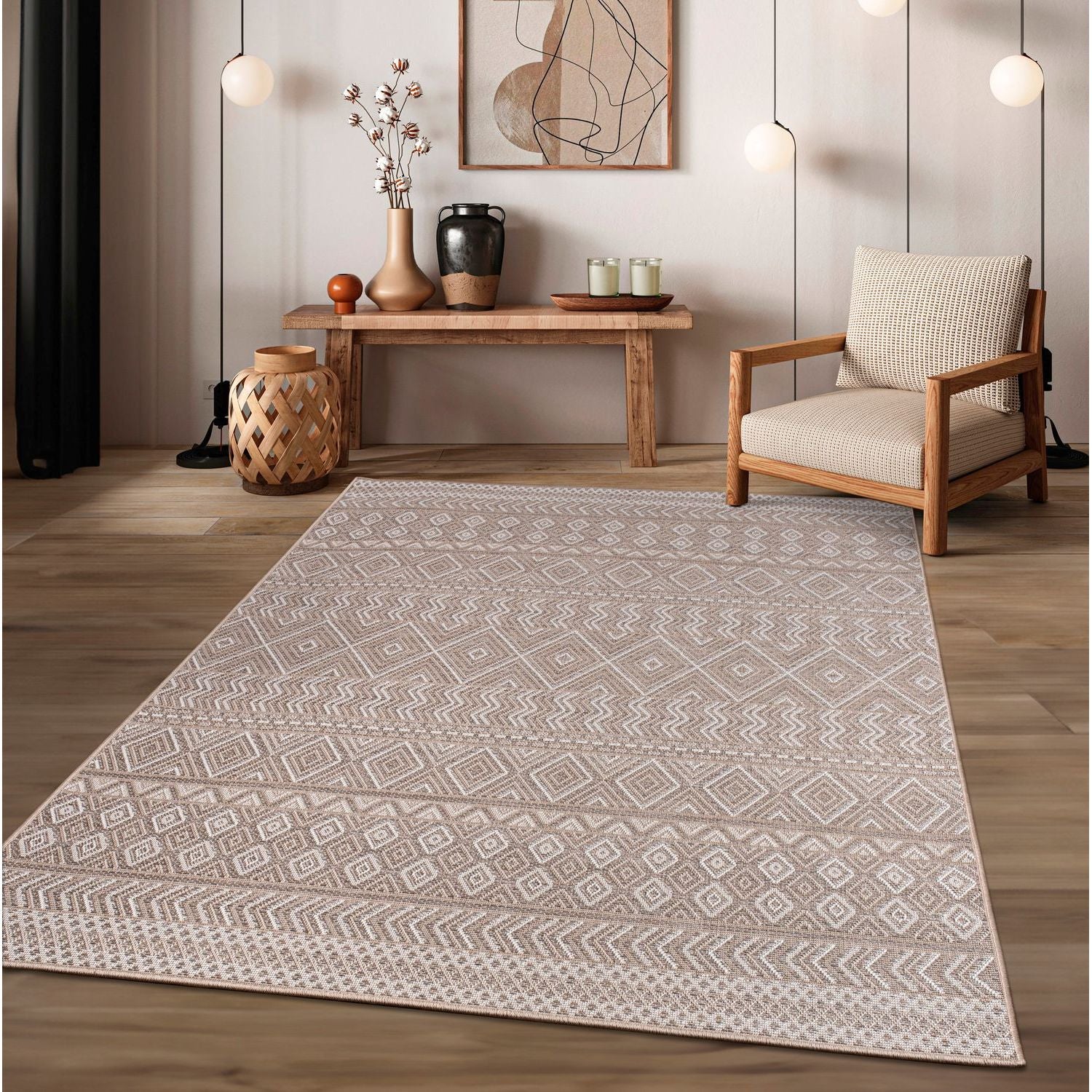 Teppich, Grau 3 für Küche und Essbereich – Detailansicht 30