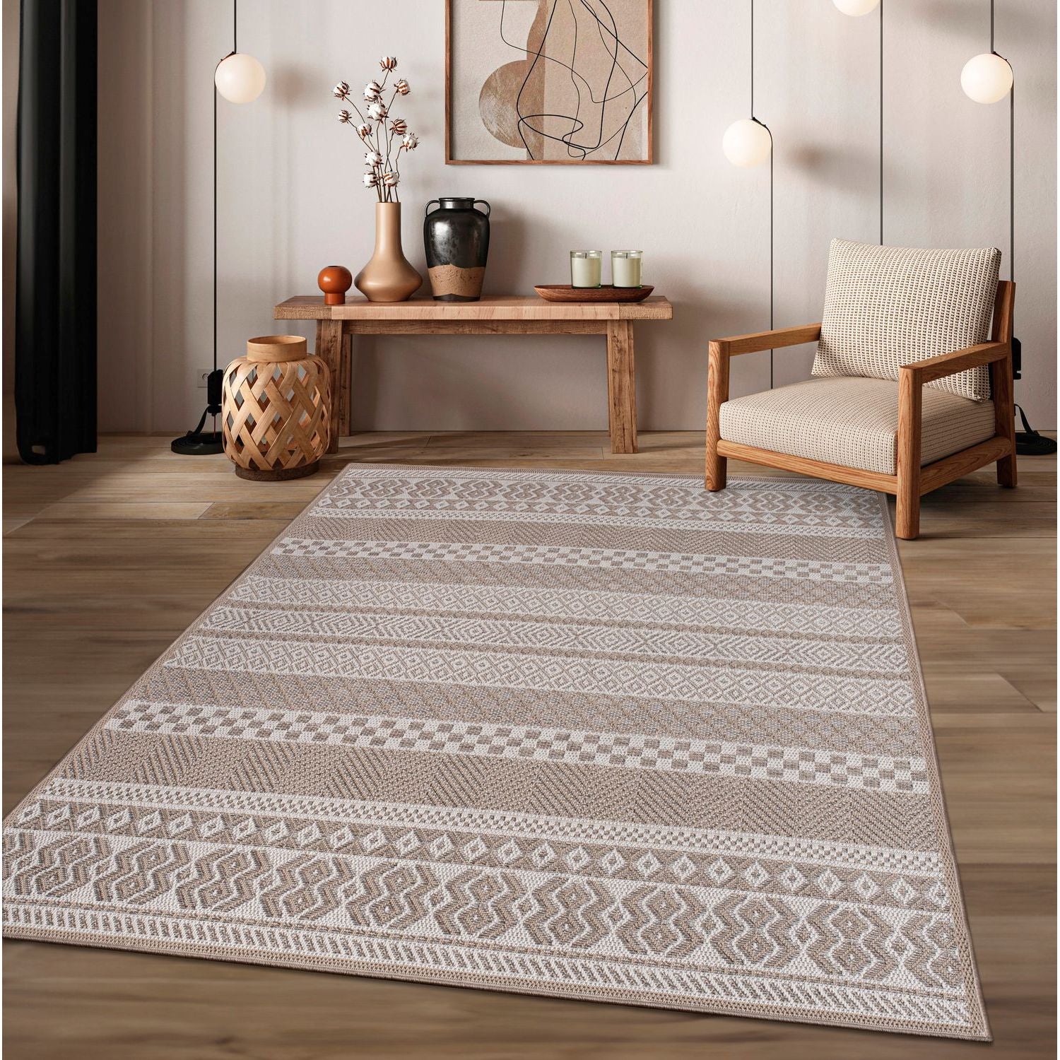 Teppich, Grau 3 für Küche und Essbereich – Detailansicht 50
