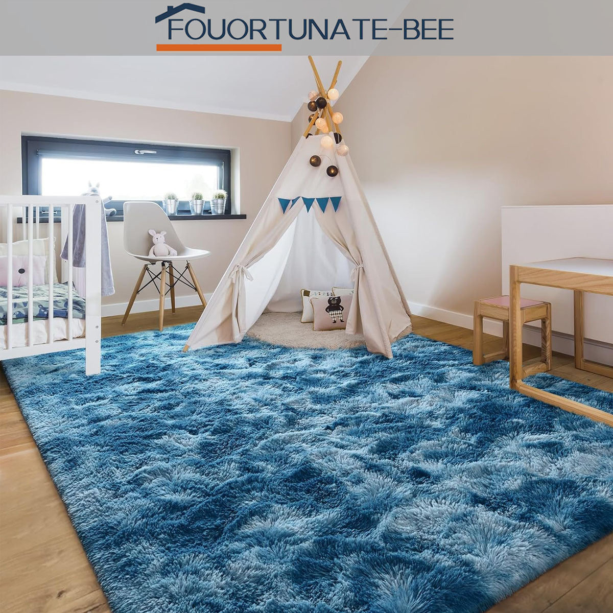 Teppiche, waschbar für Schlafzimmer und Bett – Detailansicht 13