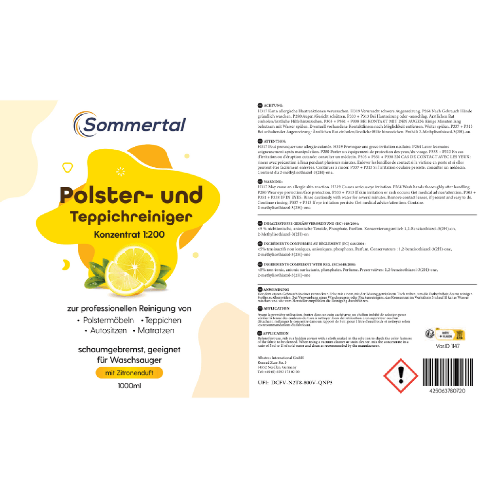 Teppichreiniger, 4L für Teppiche – Detailansicht 7