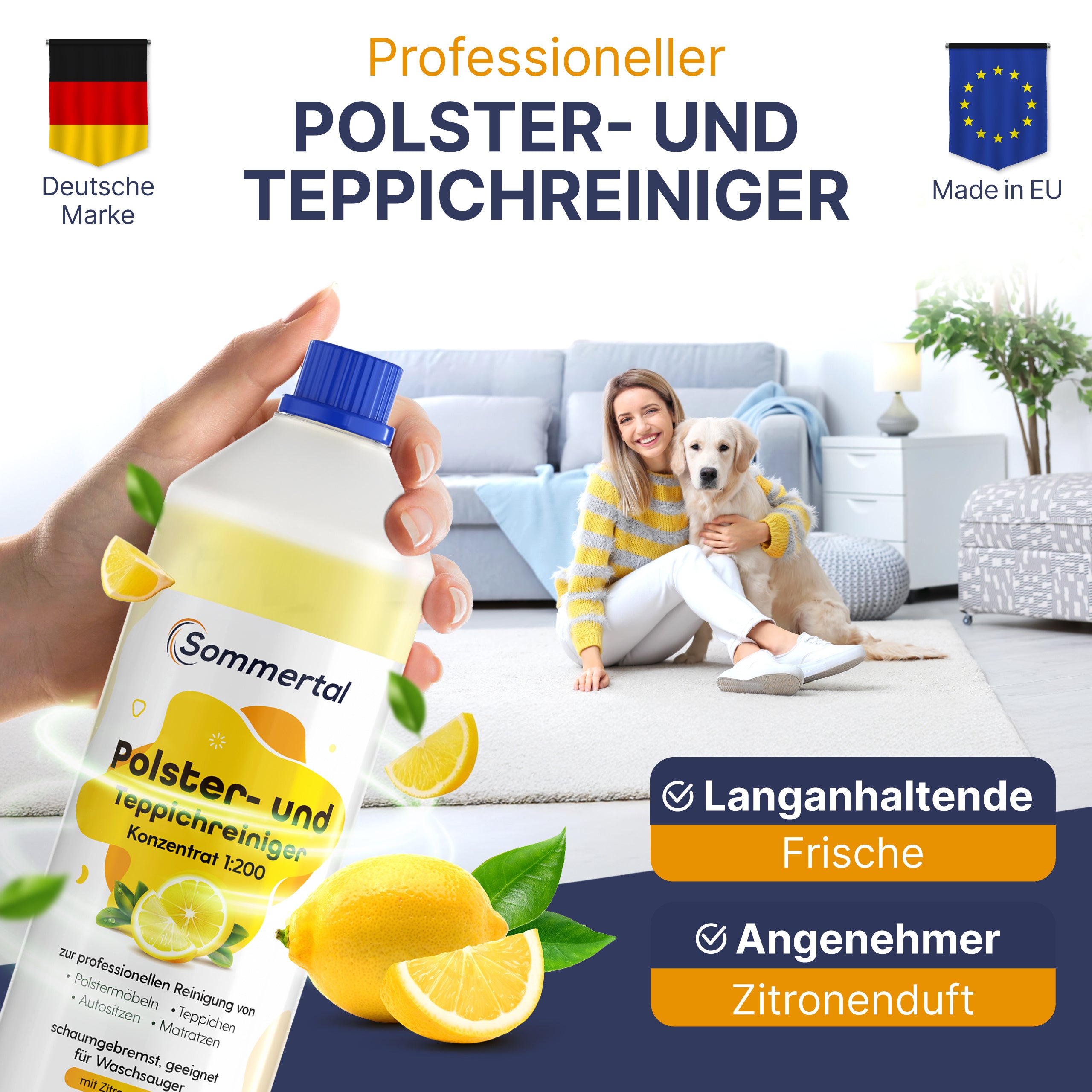 Teppichreiniger, für über 40 Waschvorgänge für Polster – Detailansicht 3