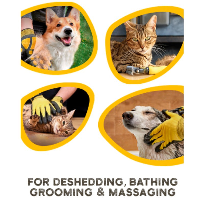 Tierpflege- und Badehandschuhe für Badezimmer und Haushalt – Detailansicht 8