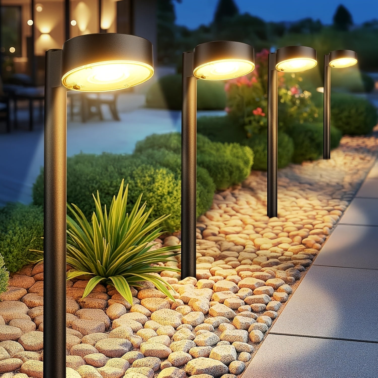Tiki-Fackeln & Öllampen, 8 Packungen für Garten und Terrasse – Hauptansicht