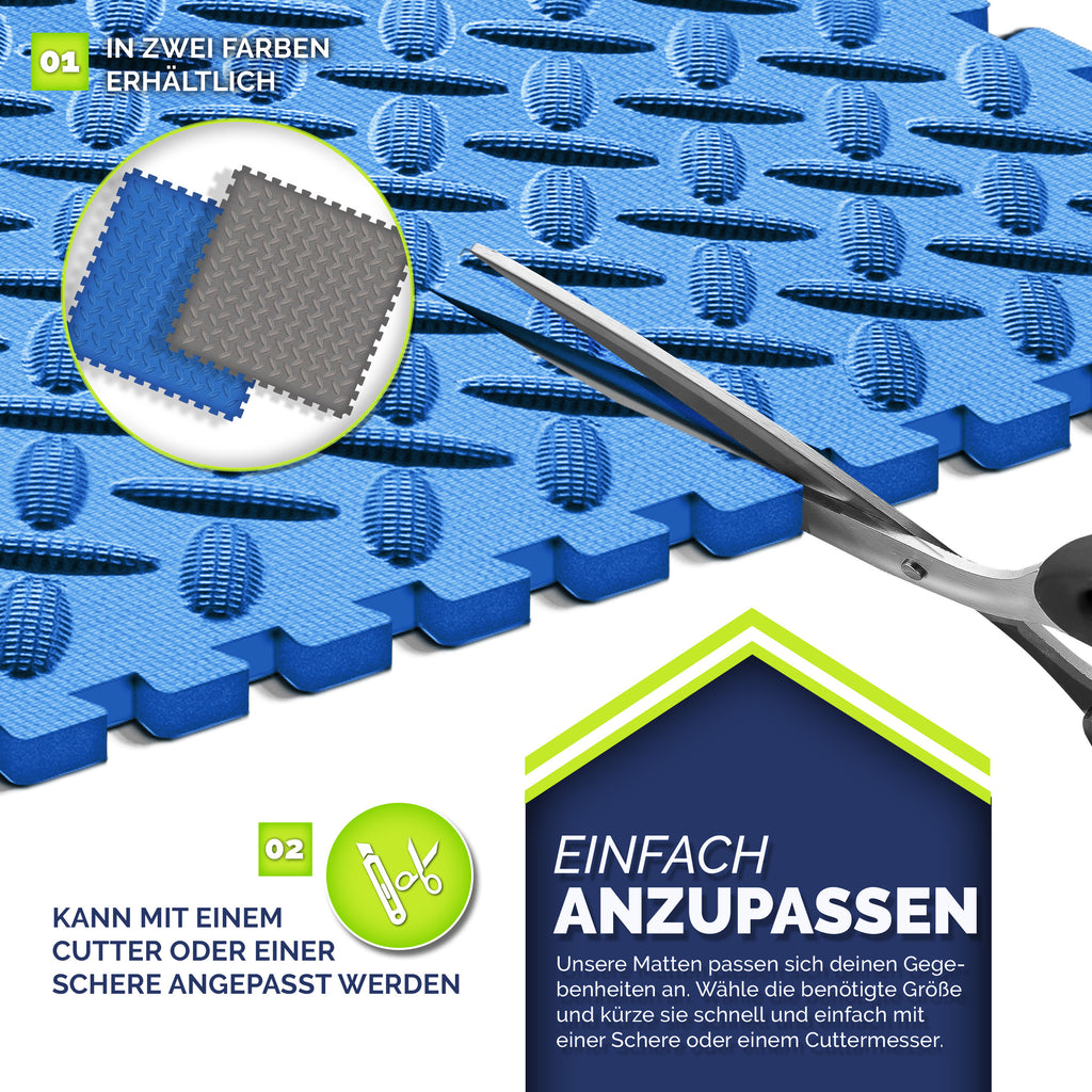 tillvex® Pool Bodenschutzmatte, 38,5 x 38,5 cm für Pool und Planschbecken Poolmatte Bodenmatte Outdoor – Detailansicht 6