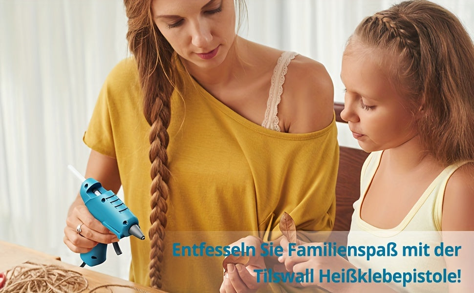 Tilswall Heißklebepistole, 20 W für DIY-Bastelarbeiten und Alltag – Detailansicht 12