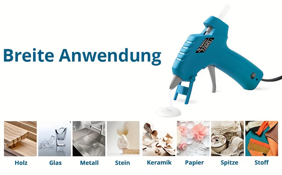 Tilswall Heißklebepistole, 20 W für DIY-Bastelarbeiten und Alltag – Detailansicht 14