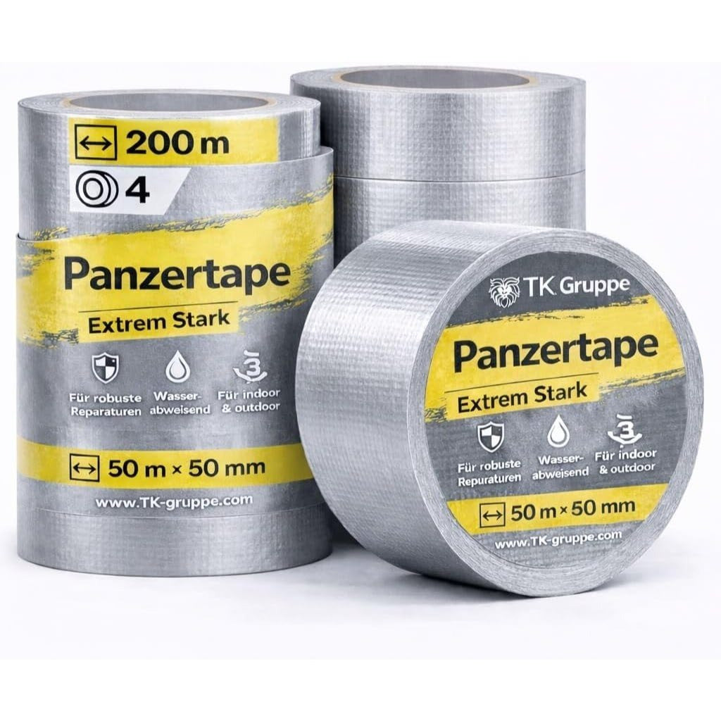 TK 4x Panzertape Tank Tape, 50 mm für Alltag und Zuhause – Detailansicht 2