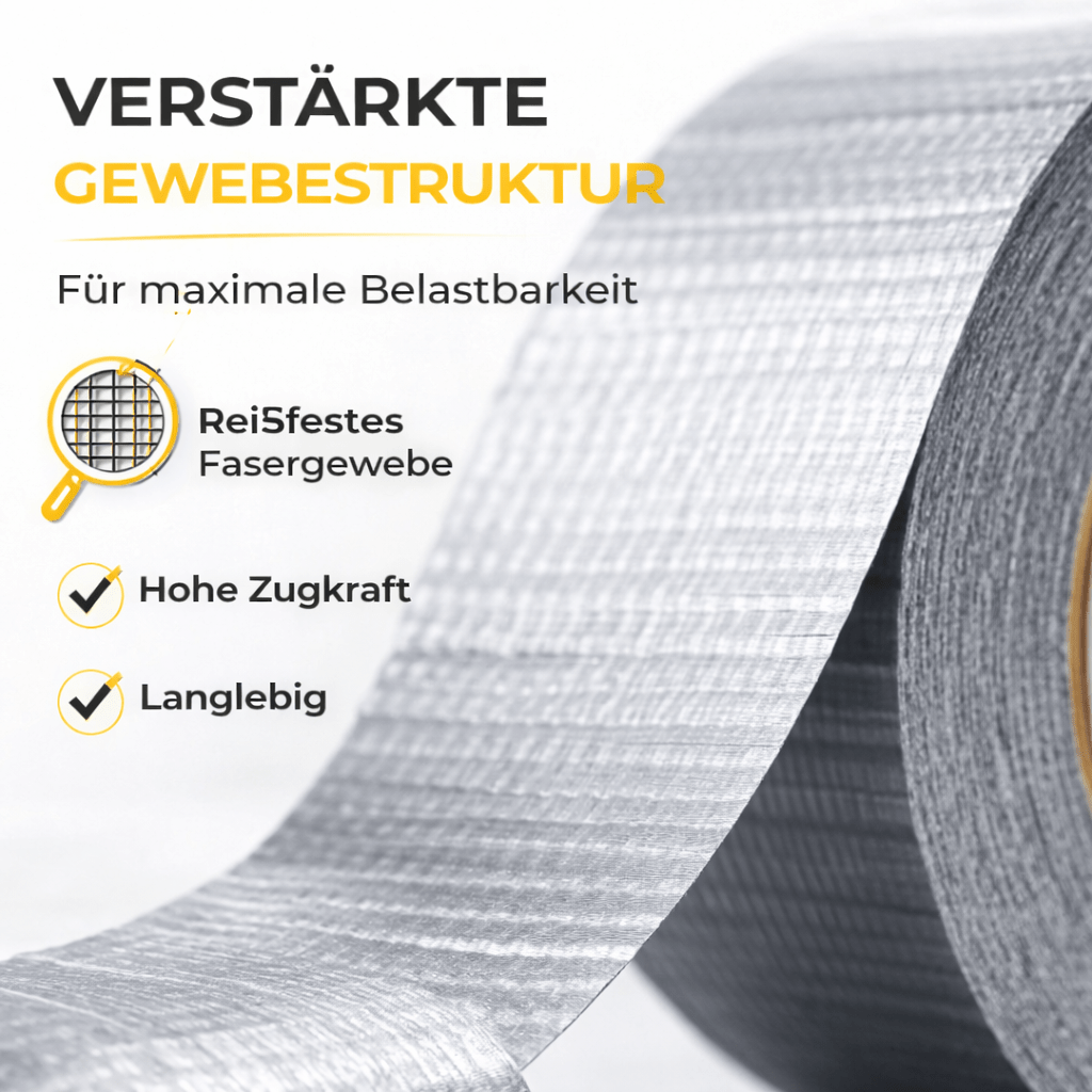 TK 4x Panzertape Tank Tape, 50 mm für Alltag und Zuhause – Detailansicht 3