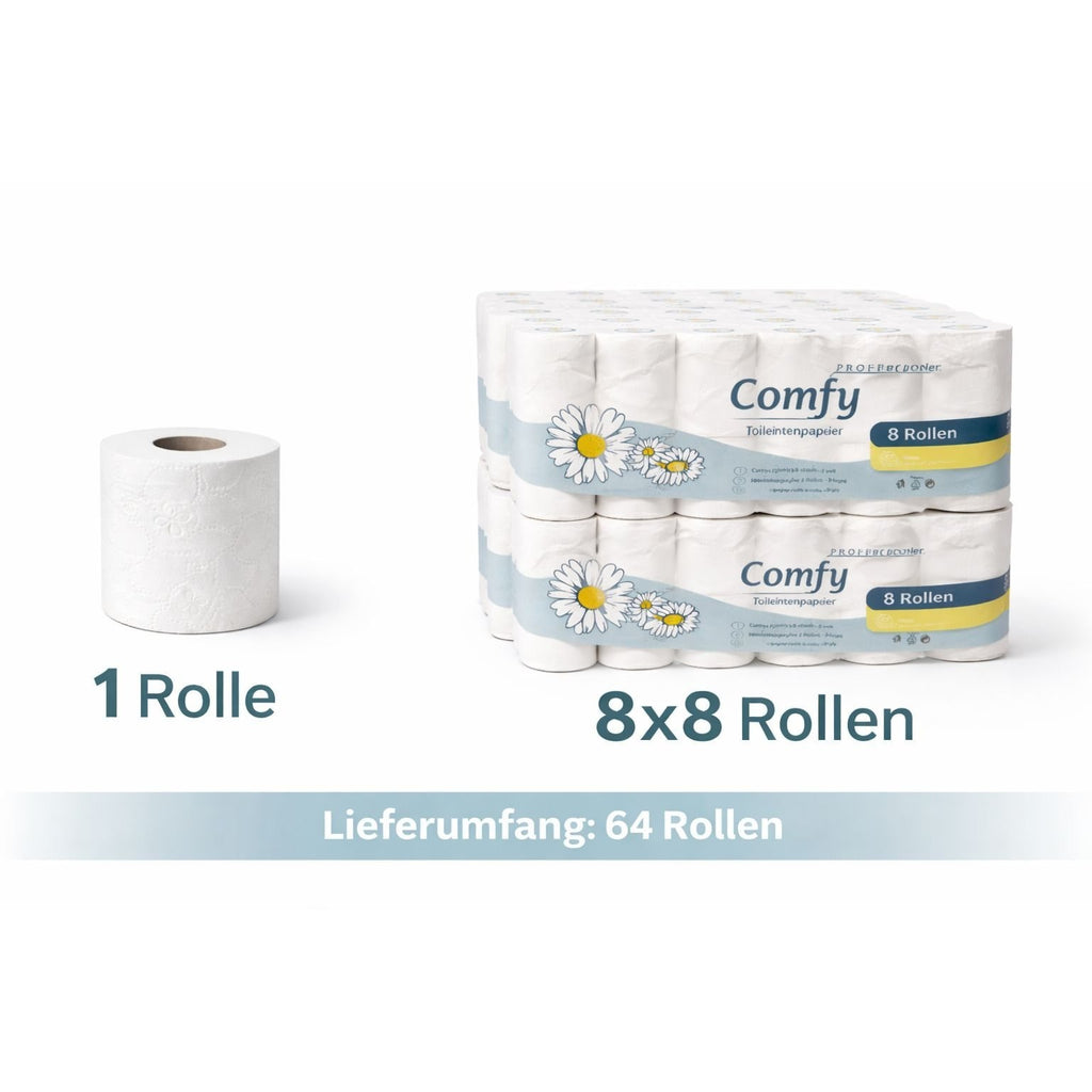 Toilettenpapier, 1 Stück für Alltag und Zuhause – Detailansicht 2