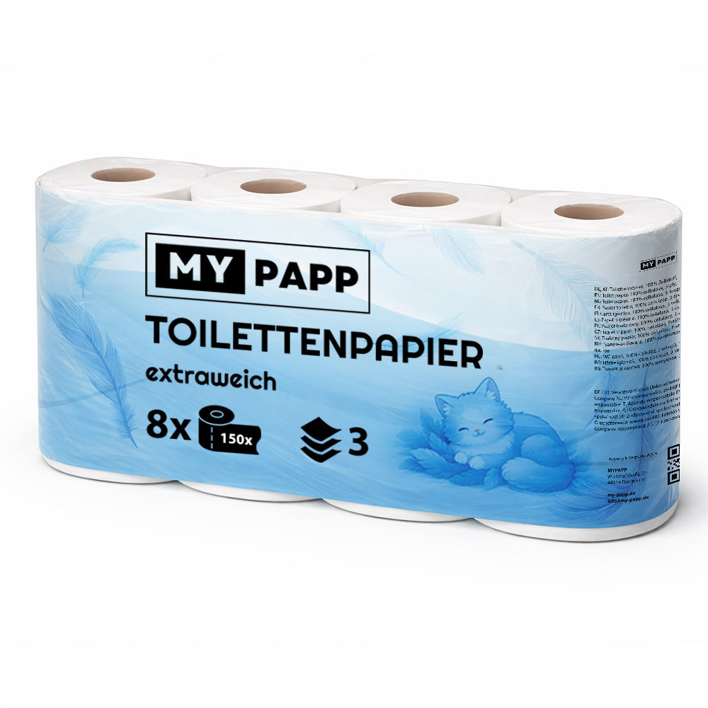 Toilettenpapier, 3-lagig für Küche und Essbereich – Detailansicht 3