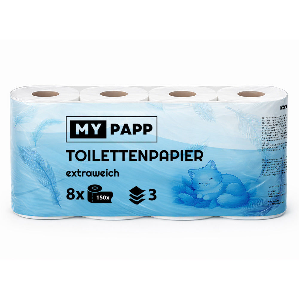 Toilettenpapier, 3-lagig für Küche und Essbereich – Detailansicht 4