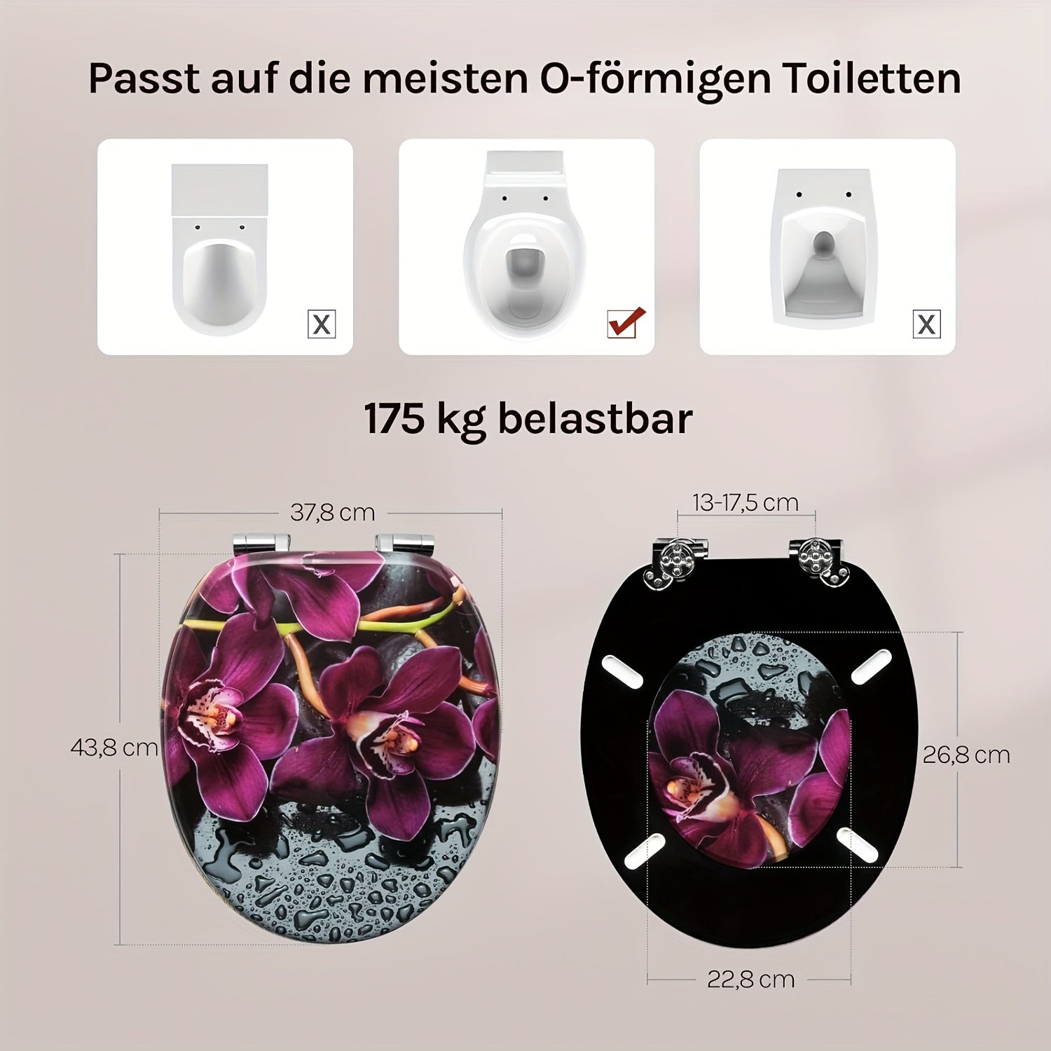 Toilettensitz, Modernes Design für Fahrzeug – Detailansicht 2