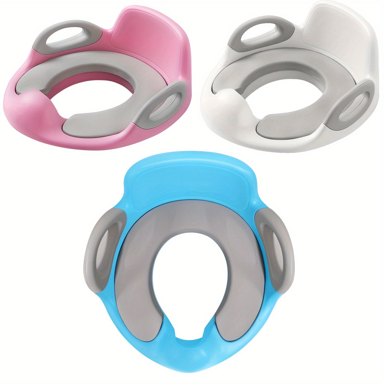 Toilettensitz-Toilettentrainer, Blau für Alltag und Zuhause – Detailansicht 2